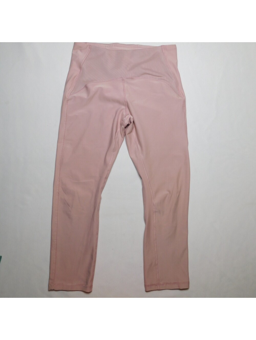 RBX Active Womens Leggings Medium M Blush Pink High Waisted Cropped Yoga Pants